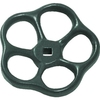 Hand wheel Type: 421K Cast iron 100mm Square dimensions: 8mm/8.5mm